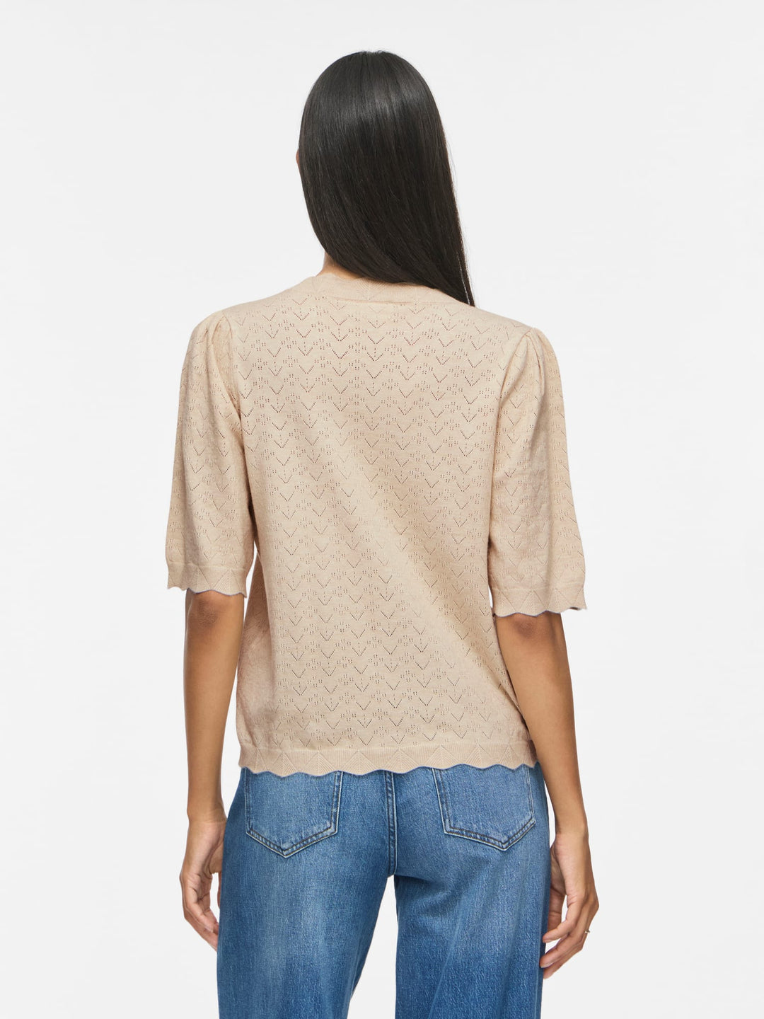 Vila 14118966 Emi top k/m zand – dames