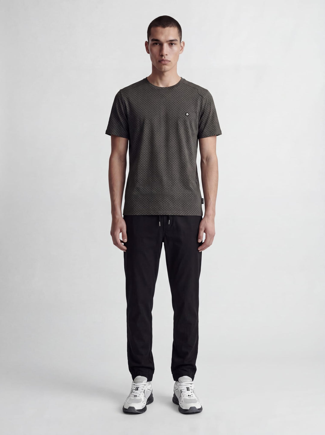 Jack & Jones 12267072 Puffer T-shirt donkergroen – heren