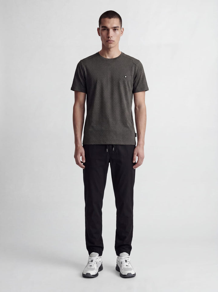 Jack & Jones 12267072 Puffer T-shirt donkergroen – heren