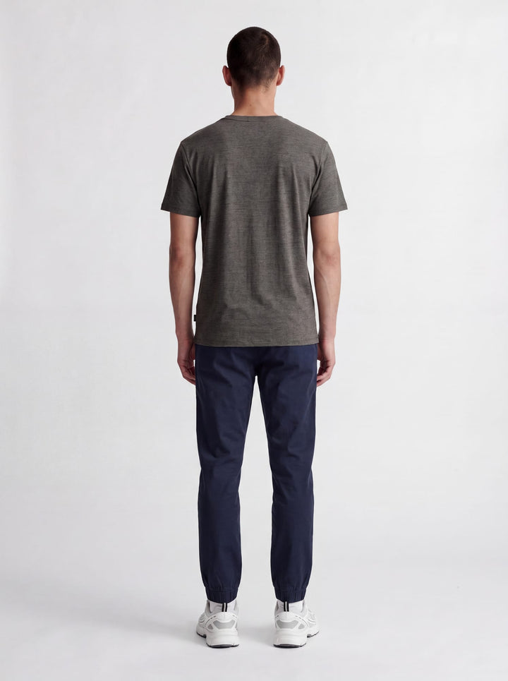 Jack & Jones 12267072 puffer T-shirt grijs melee – heren