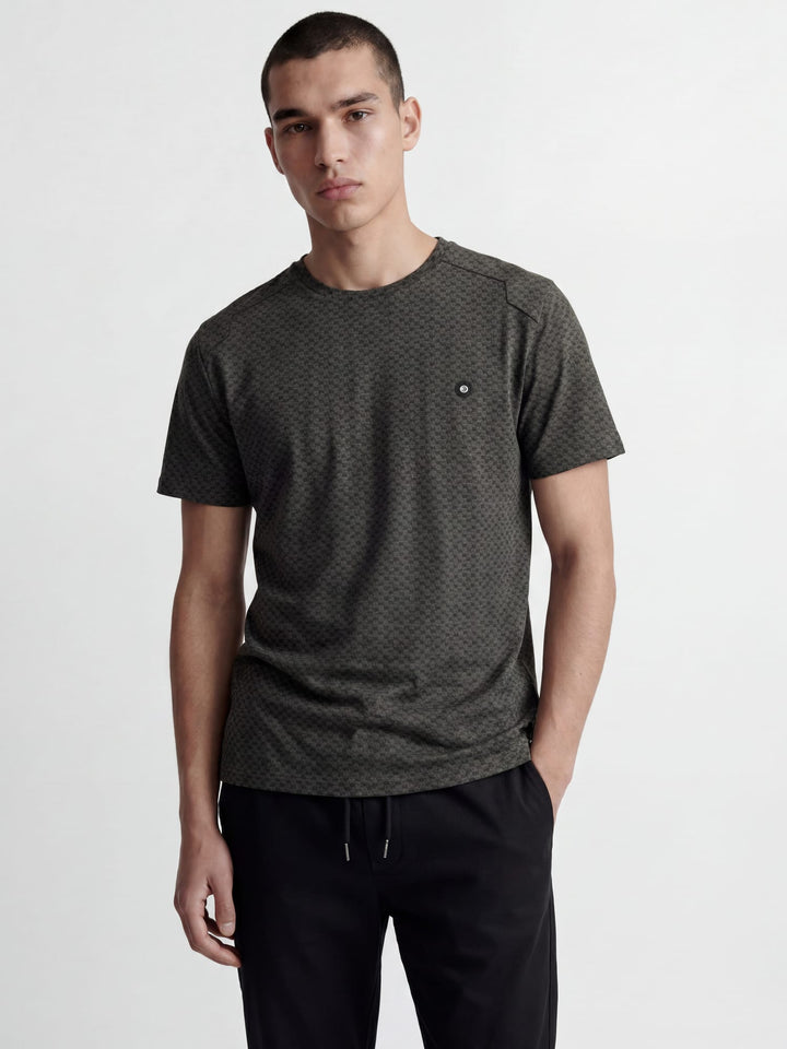 Jack & Jones 12267072 Puffer T-shirt donkergroen – heren