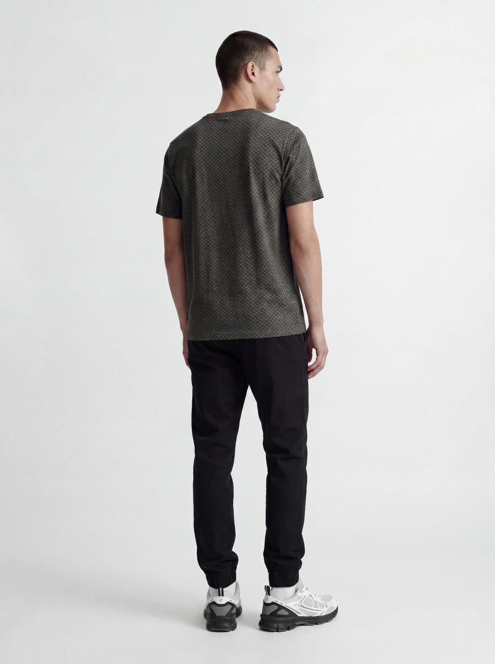 Jack & Jones 12267072 Puffer T-shirt donkergroen – heren