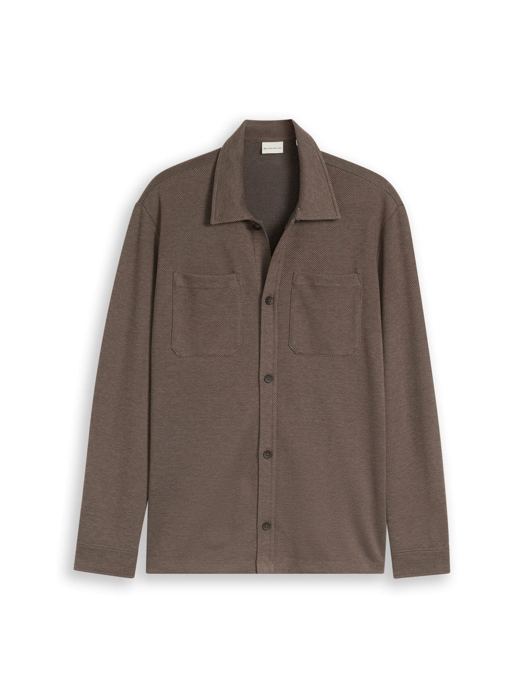 Tom Tailor 1053470 overhemd l/m taupe – heren