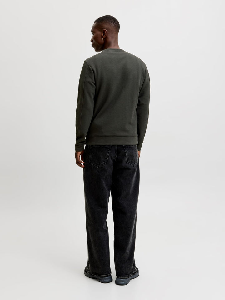 Jack & Jones Fusion sweater donkergroen – heren