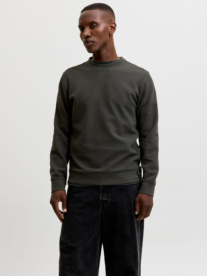 Jack & Jones Fusion sweater donkergroen – heren