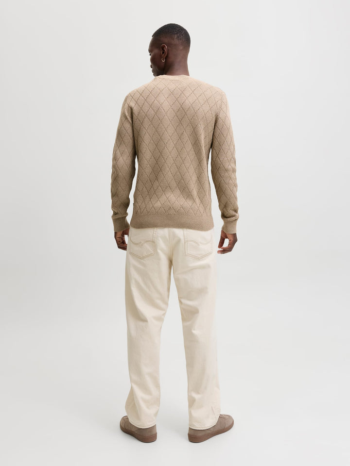 Jack & Jones Blacole trui camel – heren
