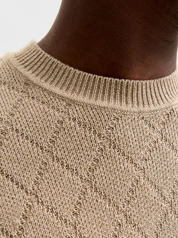 Jack & Jones Blacole trui camel – heren