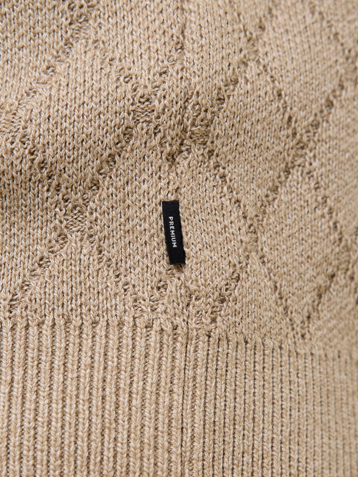 Jack & Jones Blacole trui camel – heren