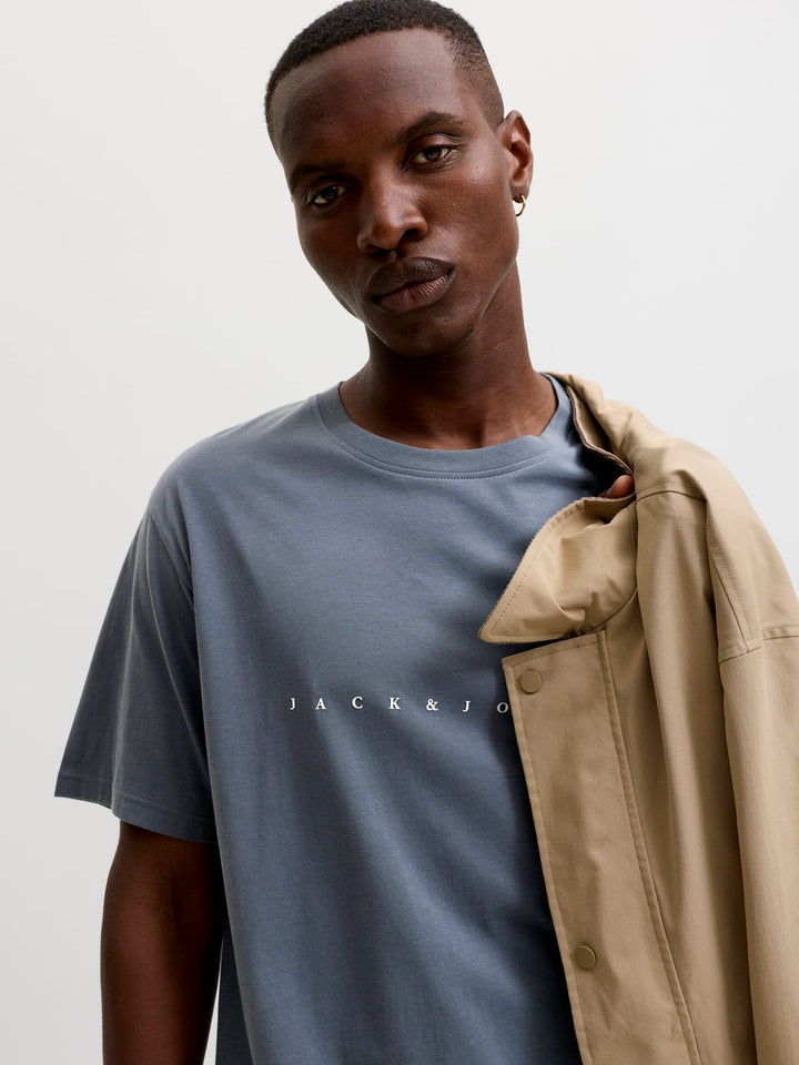 Jack & Jones T-shirt k/m grijs – heren