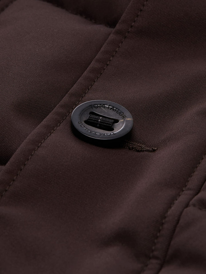 Tom Tailor 1051663 winterjas heren bruin
