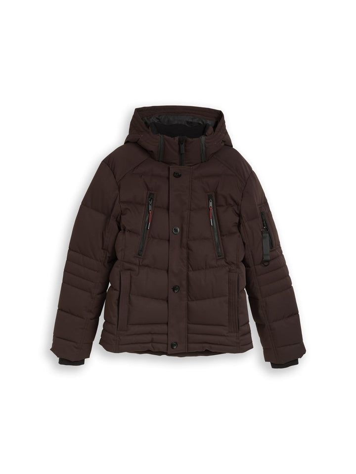 Tom Tailor 1051663 winterjas heren bruin