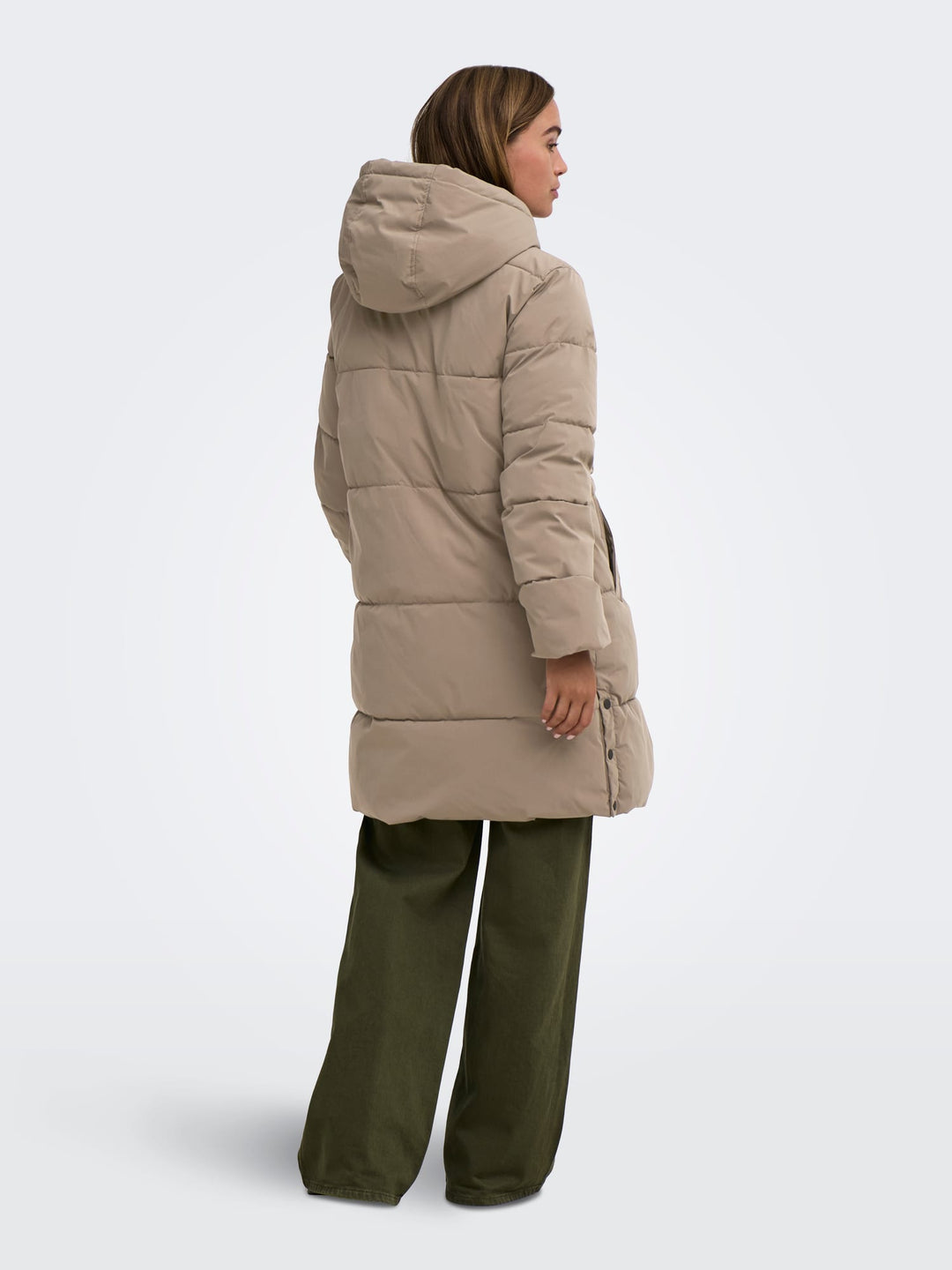 Jacqueline de Yong 15376758 Blair winterjas dames – taupe