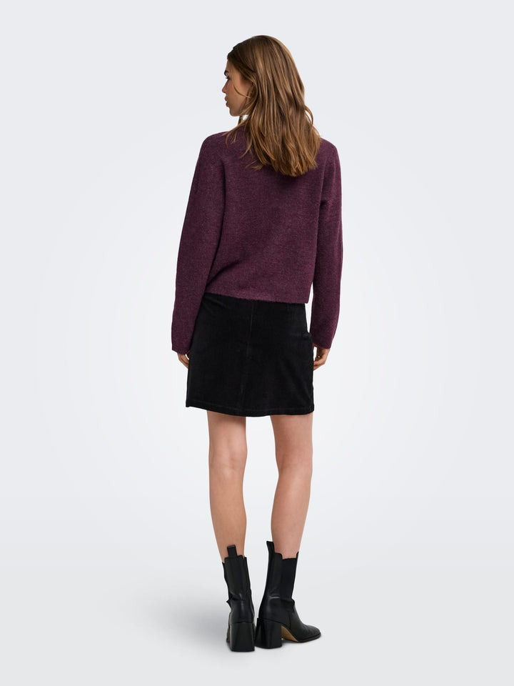 Only gebreid vest dames bordeaux – 15368980 simoni
