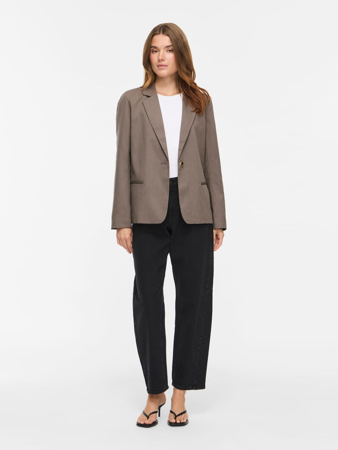 Vila Bella blazer taupe – dames