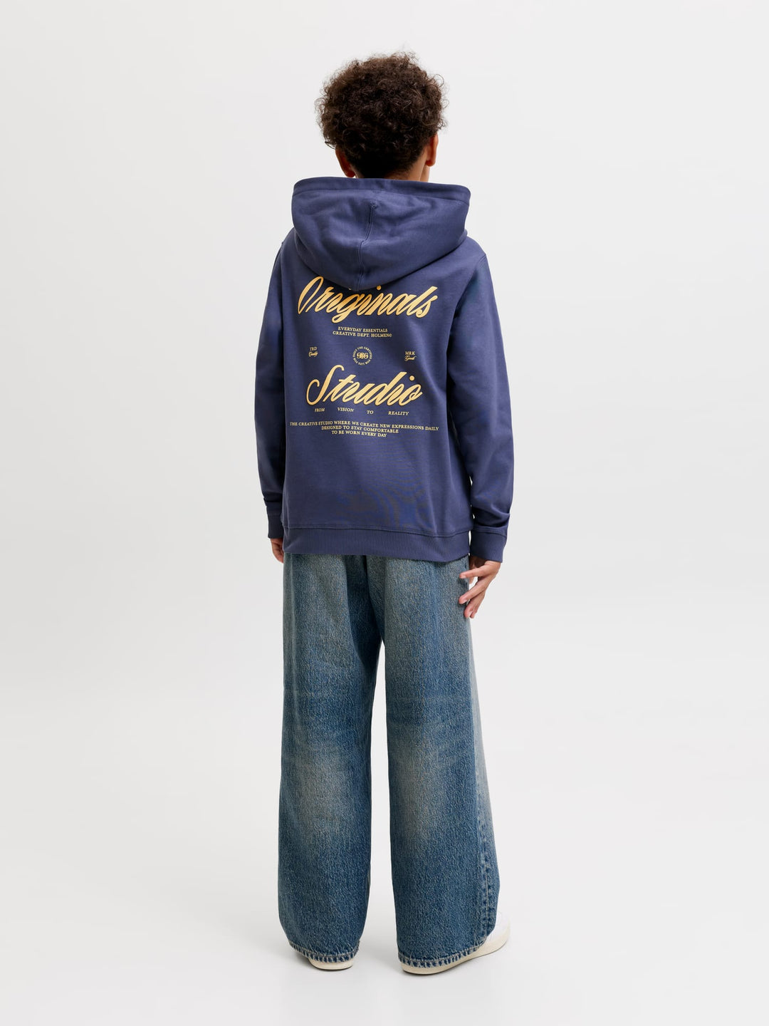 Jack & Jones Kids hoodie rafblauw – jongens