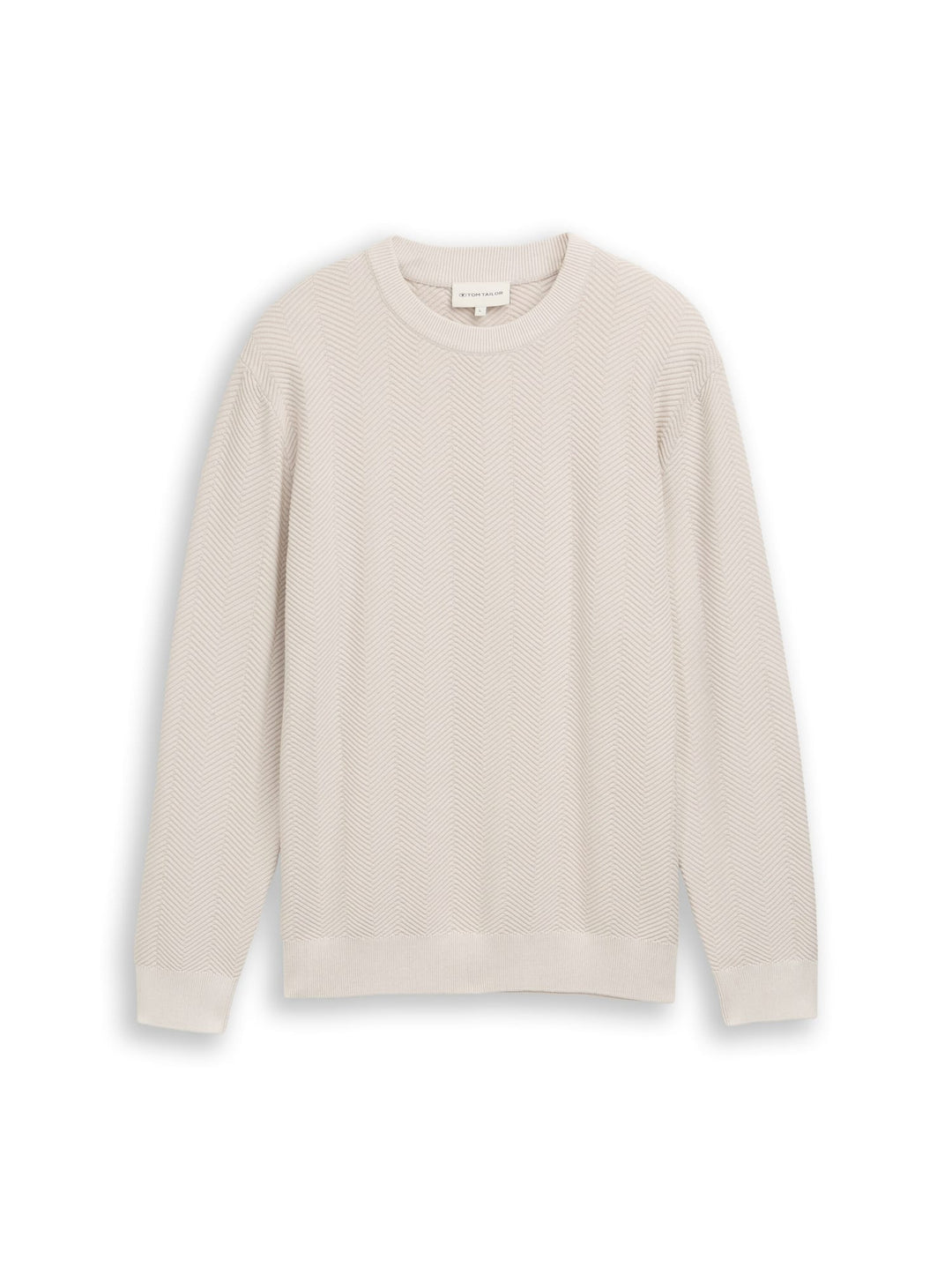 Tom Tailor 1053086 trui heren off-white