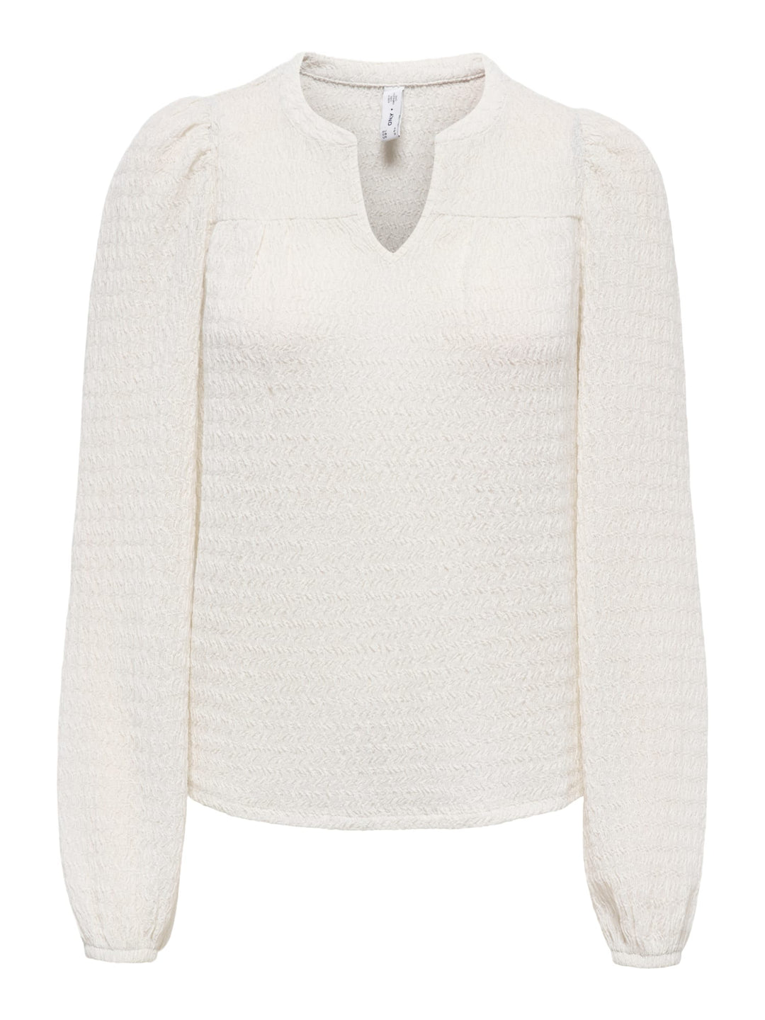 Only 15384066 Lilse top l/m dames off-white