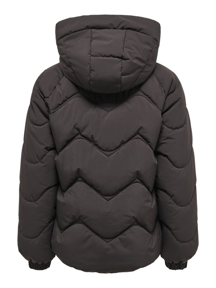 Jacqueline de Yong 15376541 power winterjas bruin – dames