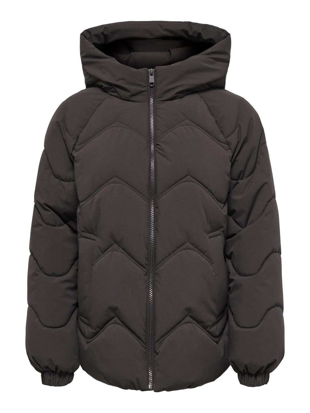 Jacqueline de Yong 15376541 power winterjas bruin – dames