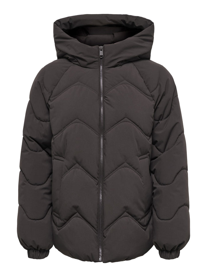 Jacqueline de Yong 15376541 power winterjas bruin – dames