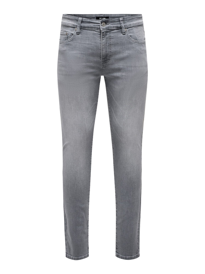 ONLY &amp; SONS 22028265 LOOM jeans slim fit grey denim – heren - 34