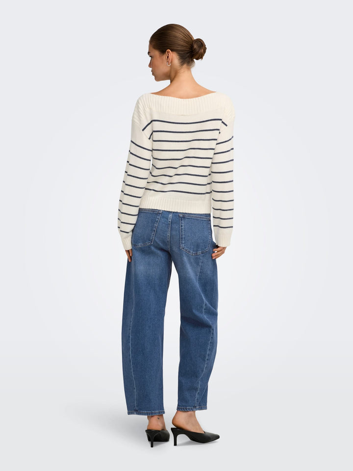 Only 15391053 Jessica jeans low croth-baggy fit blue denim - L32