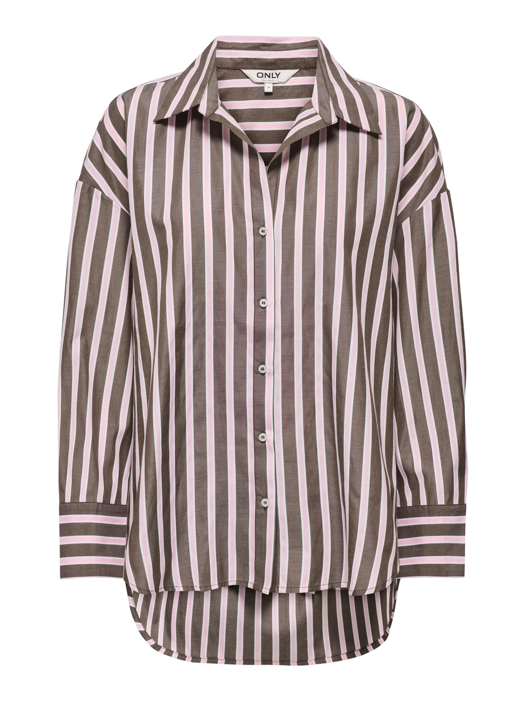 Only blouse l/m dames bruin dessin – Oregon