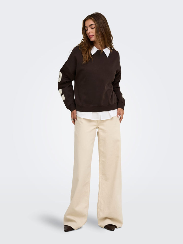 Only Sweat bruin – dames