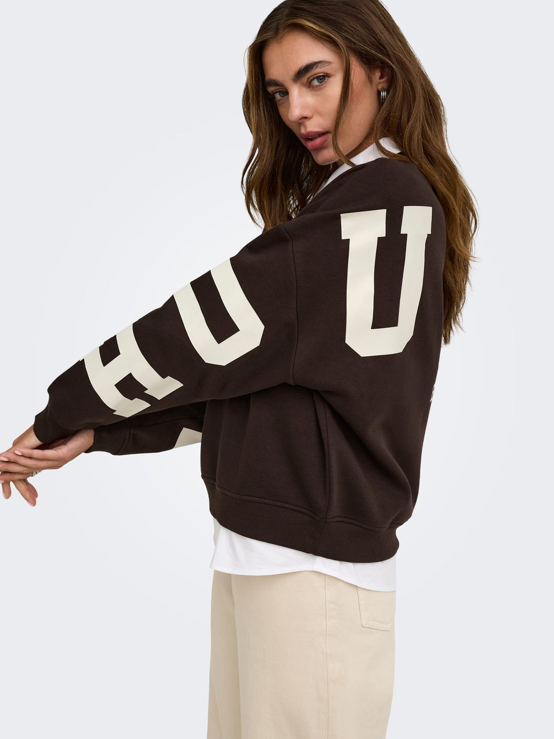 Only Sweat bruin – dames
