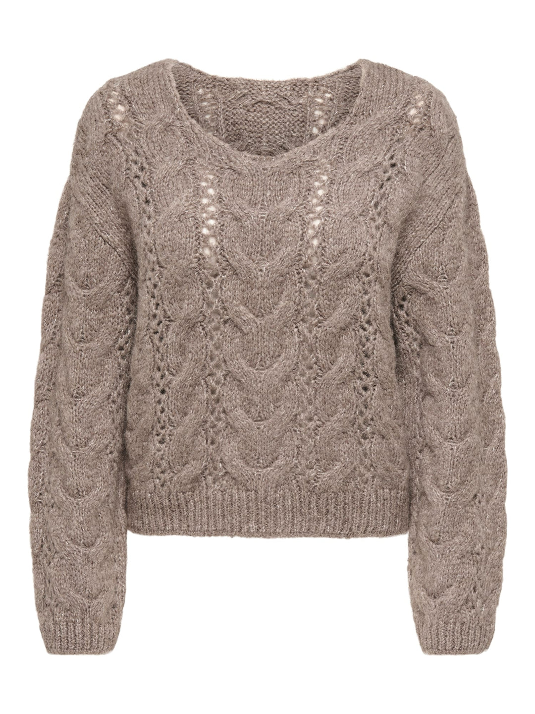 Jacqueline de Yong 15379749 Dinea trui dames – taupe