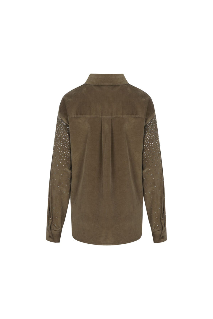 G-Maxx 26WOG02 blouse l/m dames olijf