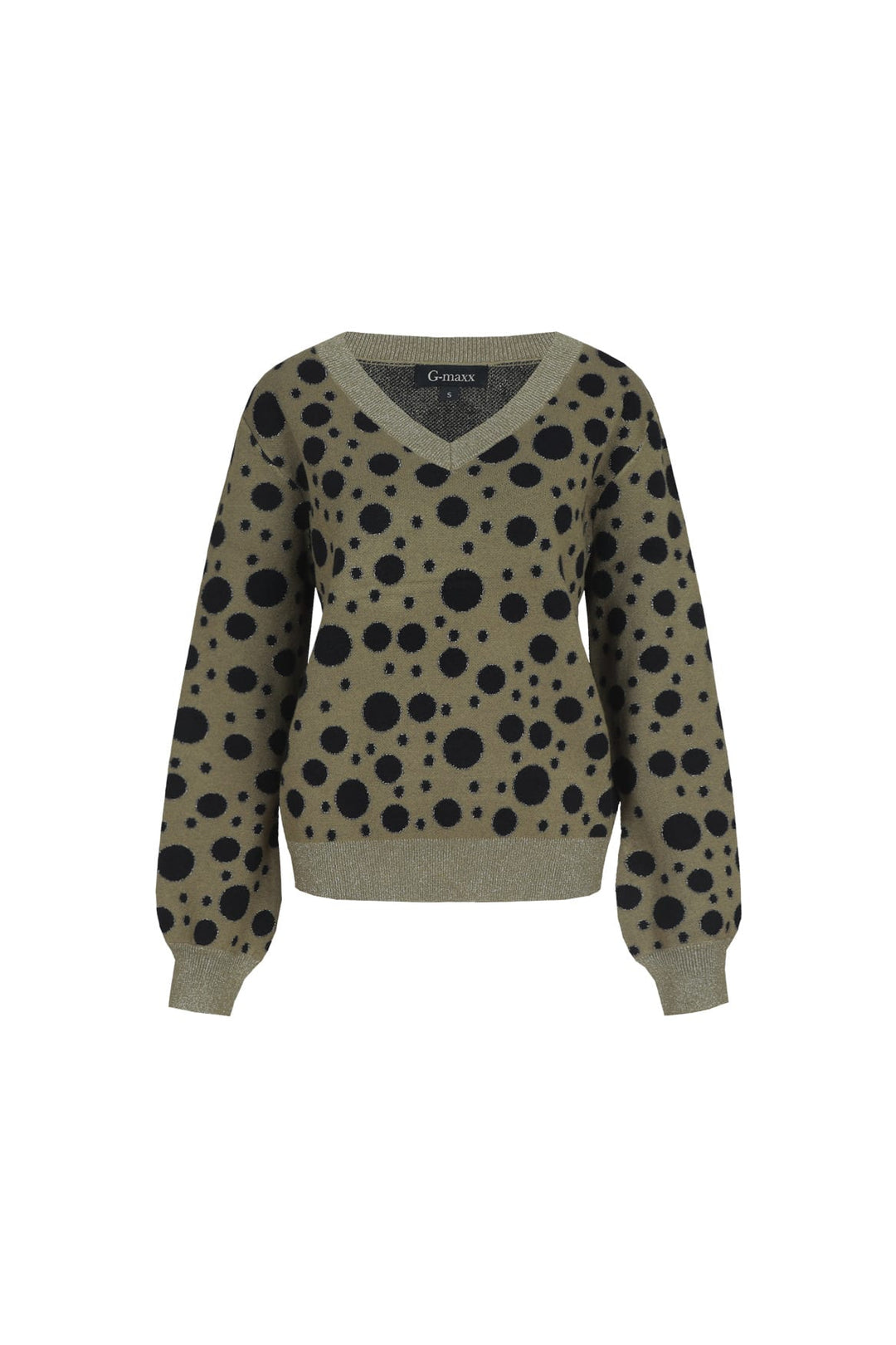 G-Maxx 26WOG08 top l/m dames olijf