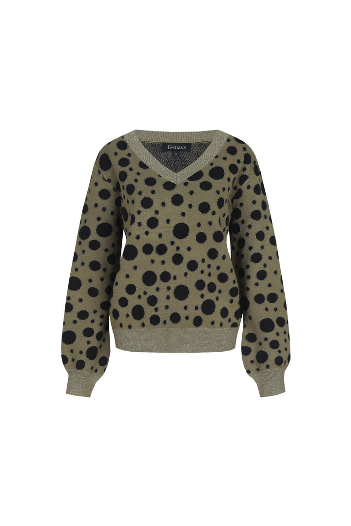 G-Maxx 26WOG08 top l/m dames olijf