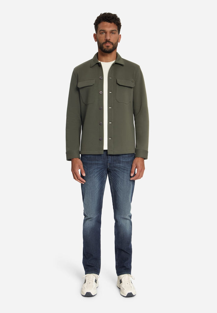No excess 33510925 overhemd l/m heren army