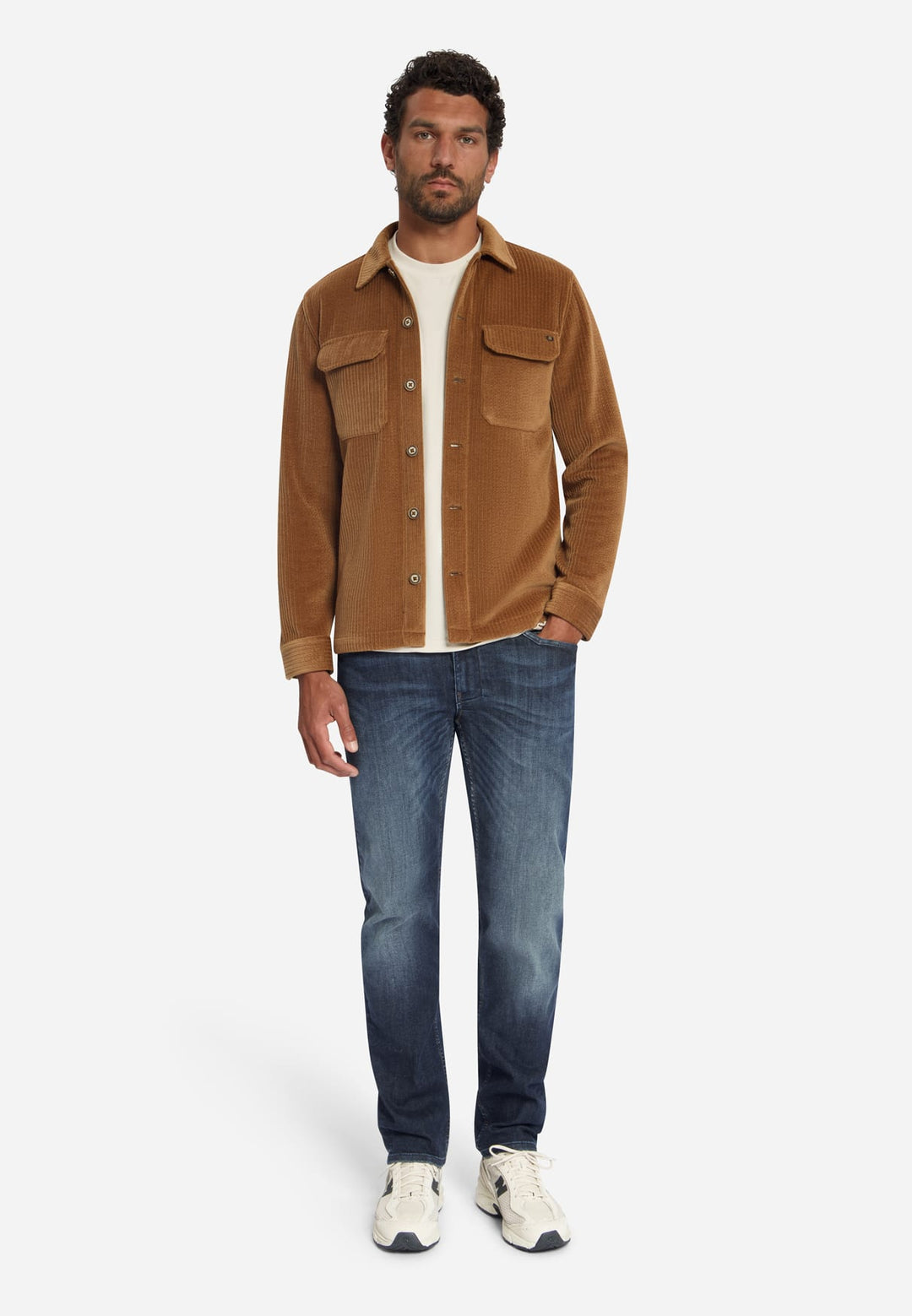 No excess overhemd l/m cognac – heren