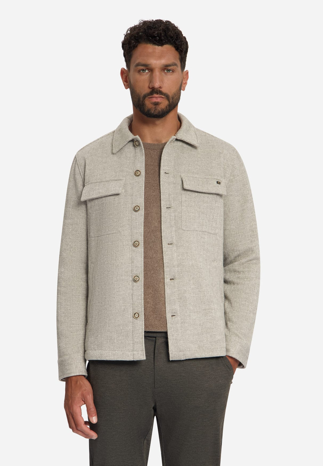 No excess 33510921SN overhemd l/m heren zand