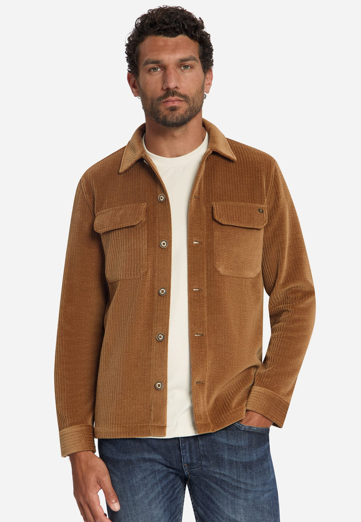 No excess overhemd l/m cognac – heren