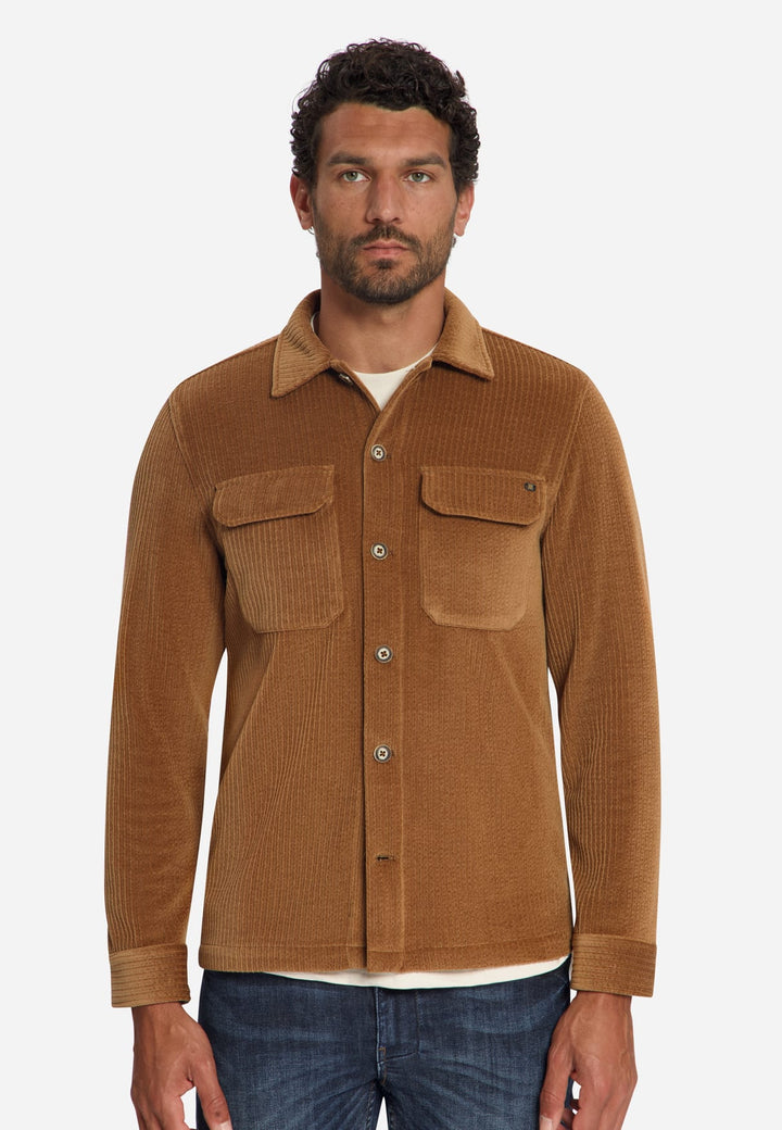 No excess overhemd l/m cognac – heren
