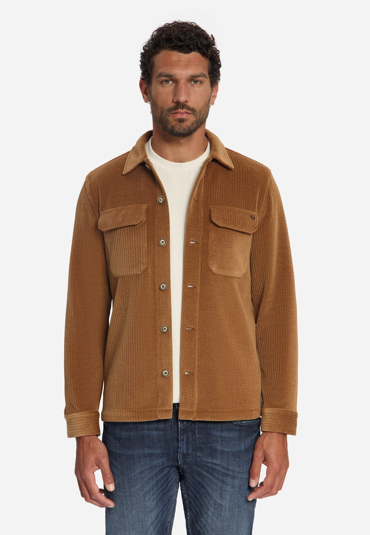 No excess overhemd l/m cognac – heren