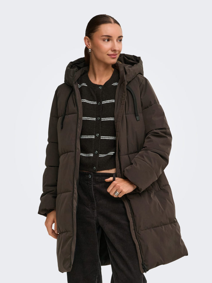 jacqueline de yong 15376758 Blair winterjas bruin