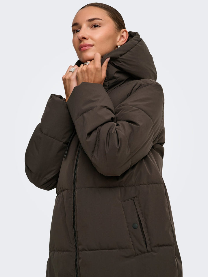 Jacqueline de Yong winterjas dames bruin – 15376758 Blair