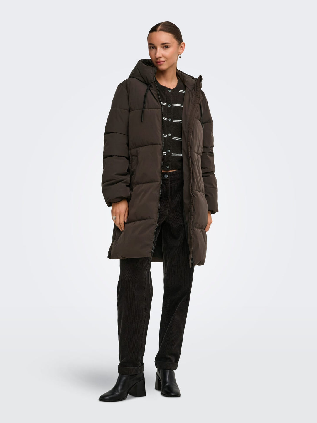Jacqueline de Yong winterjas dames bruin – 15376758 Blair