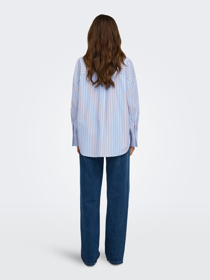 Only Oregon blouse lichtblauw – dames