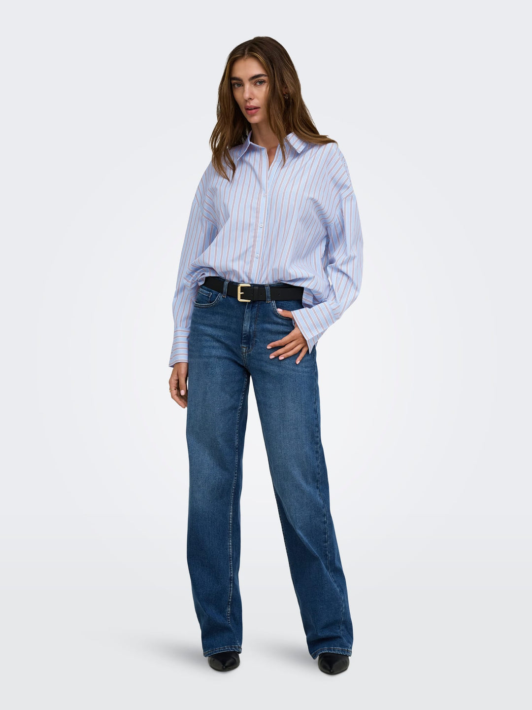 Only Oregon blouse lichtblauw – dames