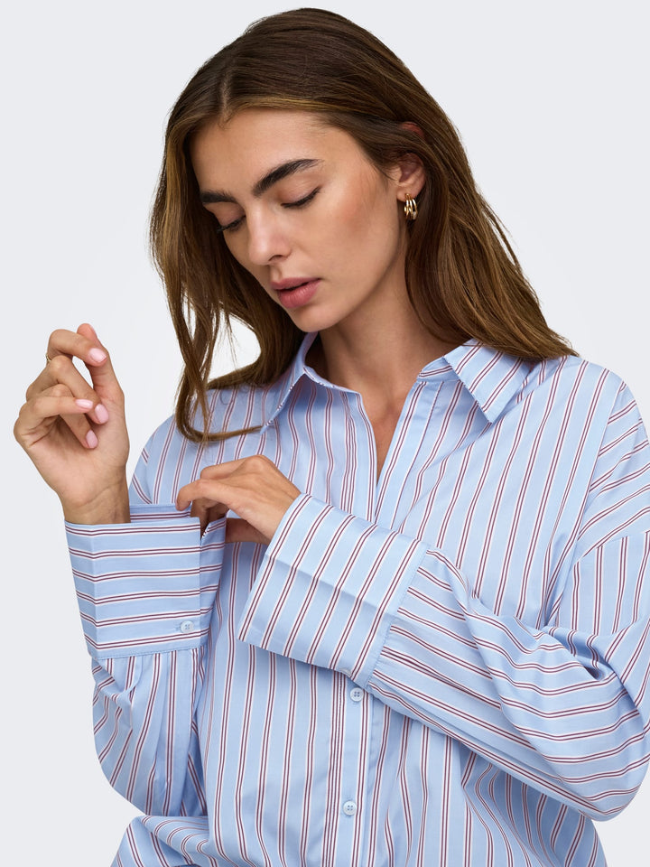 Only Oregon blouse lichtblauw – dames