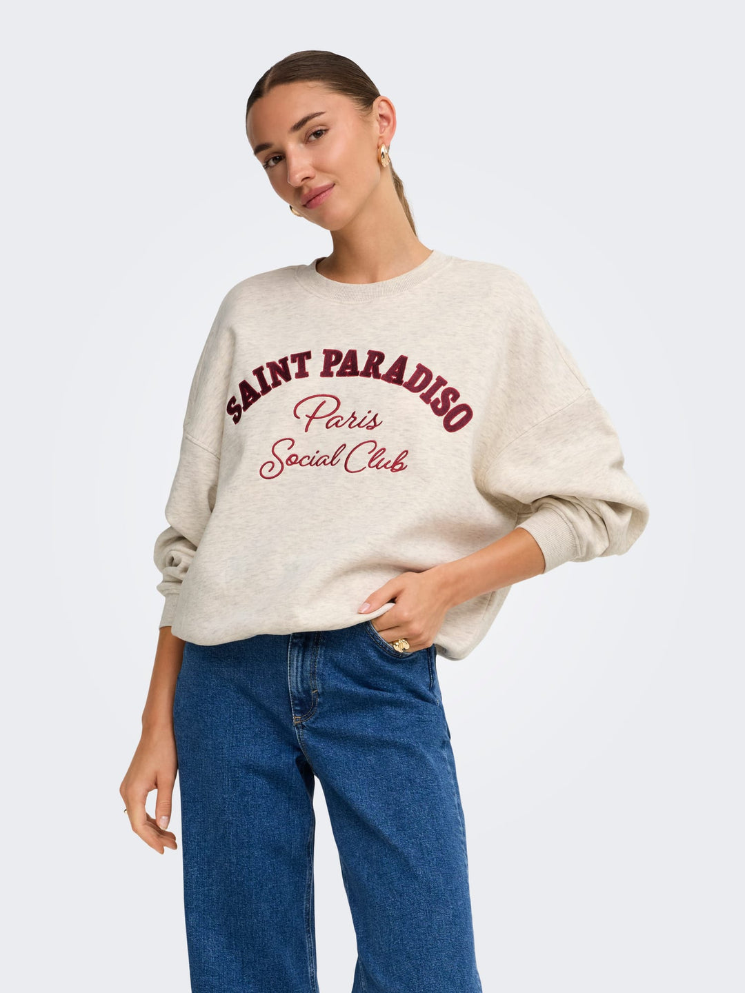 jacqueline de yong 15370526 Mesa sweater dames beige