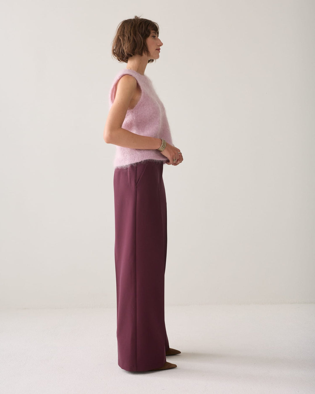 Summum lange broek dames bordeaux – 4s2369-11680