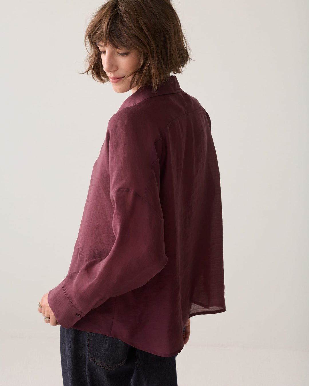 Summum blouse l/m dames bordeaux – 2s3524-12492