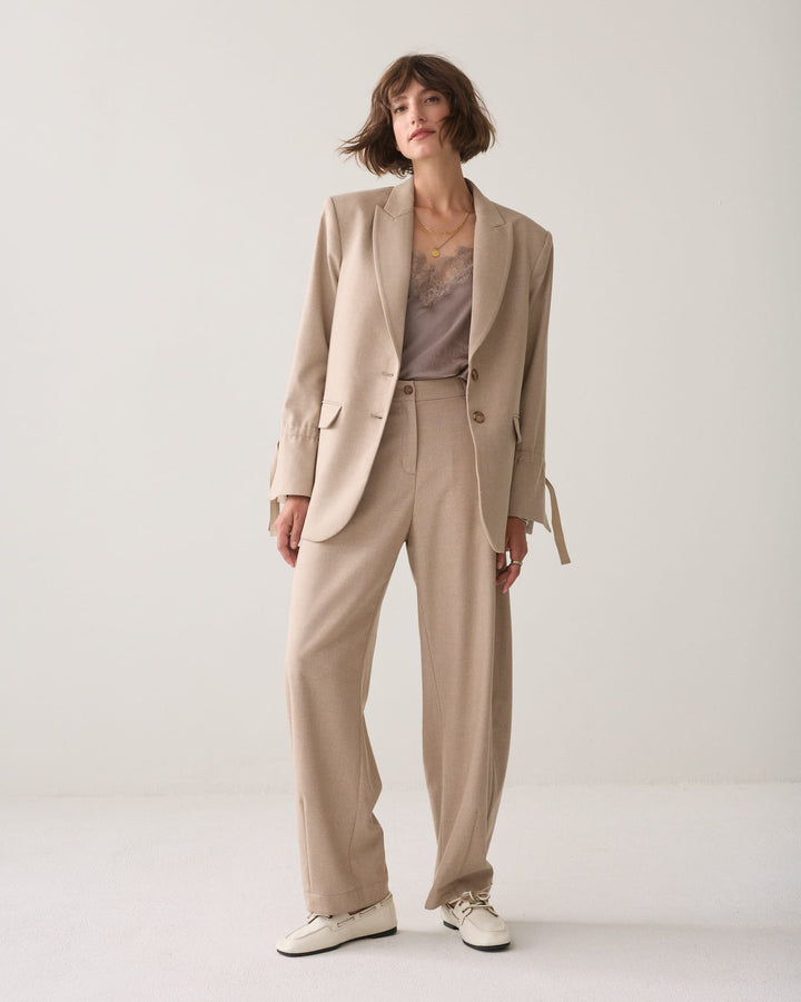 Summum 1s1330-12481 blazer dames taupe