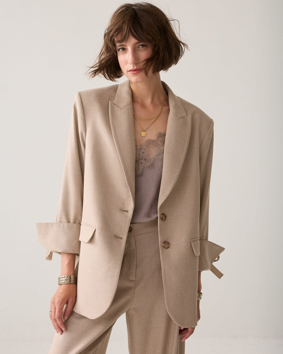 Summum blazer dames taupe